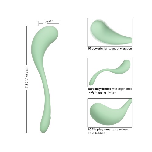 Varita de Silicona Líquida Elle Verde - Placer Versátil