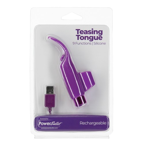 Teasing Tongue Vibrator - 9 Functions - Waterproof