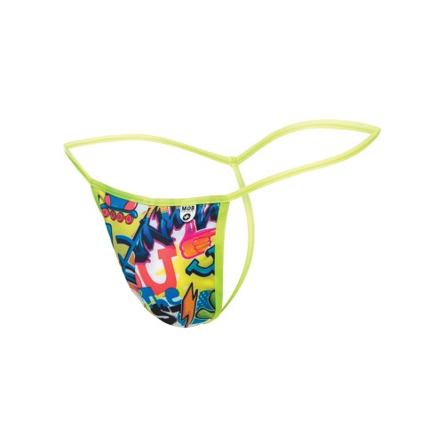 Tanga Male Basics Sinful Hipster Wow - Estampado Amarillo