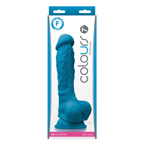 Colours Pleasures 7 Inch Dong with Balls and Suction Cup