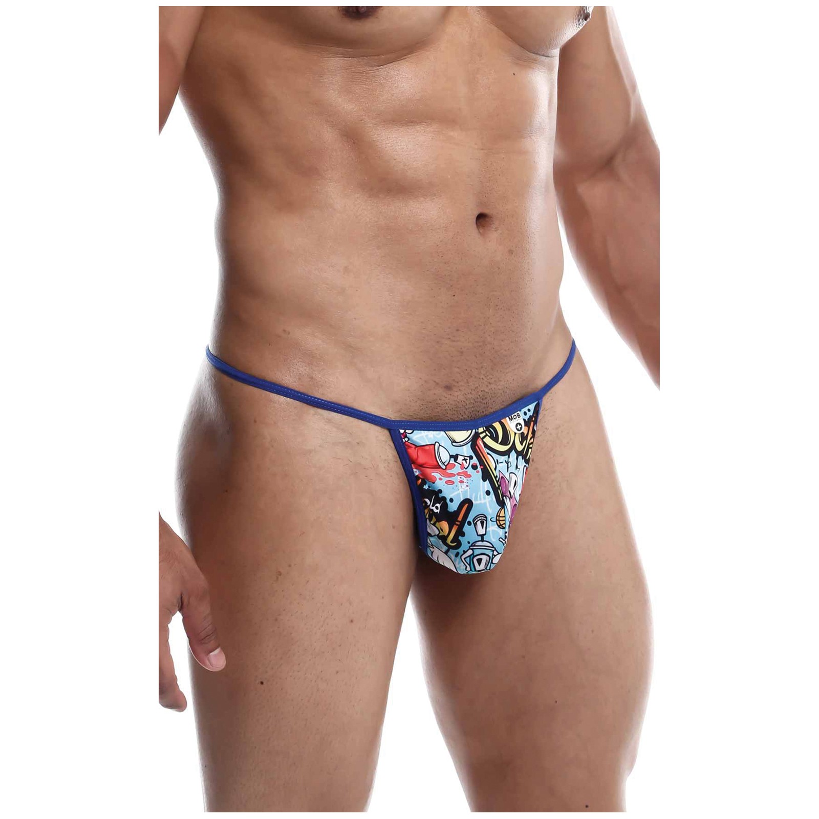 Tanga Hipster Música Male Basics Azul SM