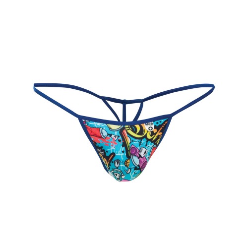 Tanga Hipster Música Male Basics Azul SM