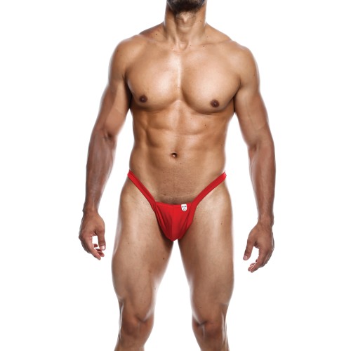 Male Basics Y Buns Thong - Red LG