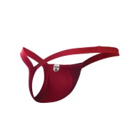 Male Basics Y Buns Thong - Red LG