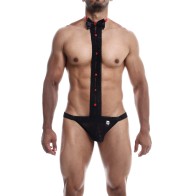 Jockstrap Tuxedo Lace Male Basics - Negro L/XL