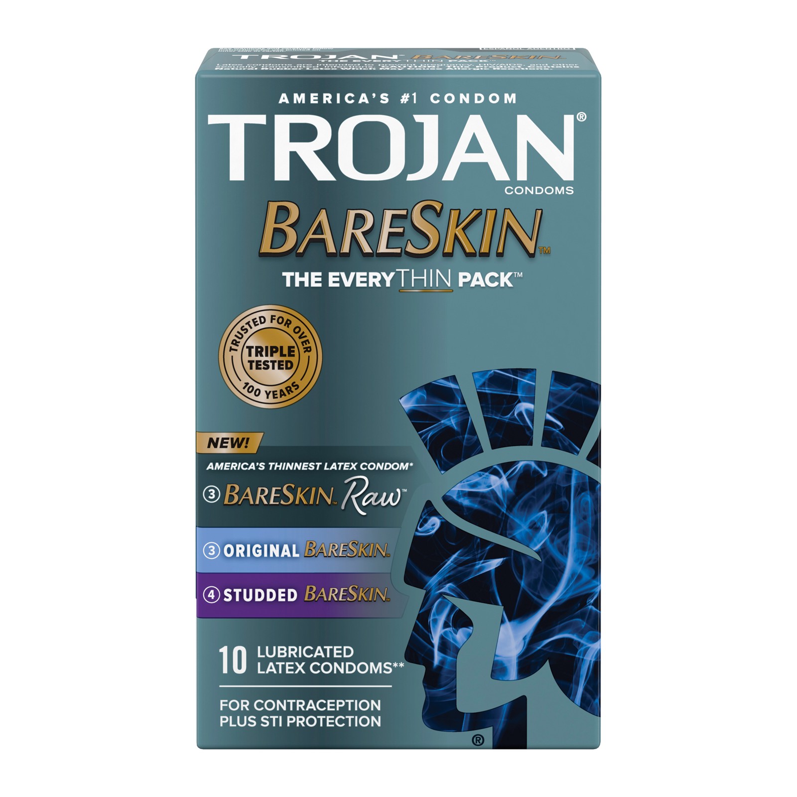 Trojan BareSkin EveryTHIN Condom - 10 Count