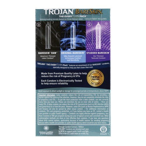 Trojan BareSkin EveryTHIN Condom - 10 Count