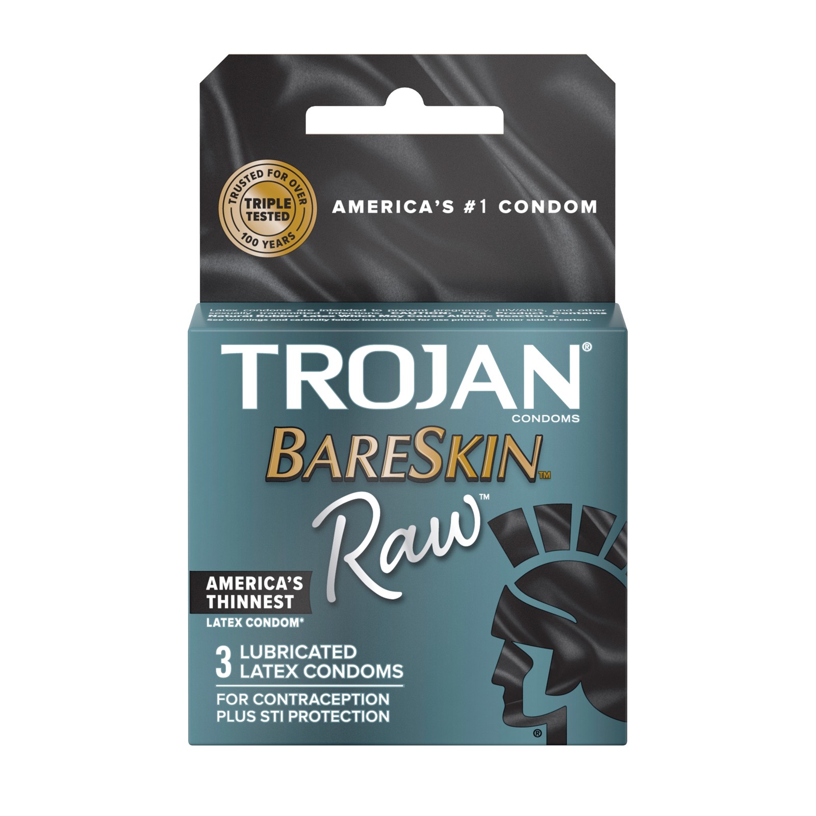 Trojan BareSkin Raw Condom Pack of 3