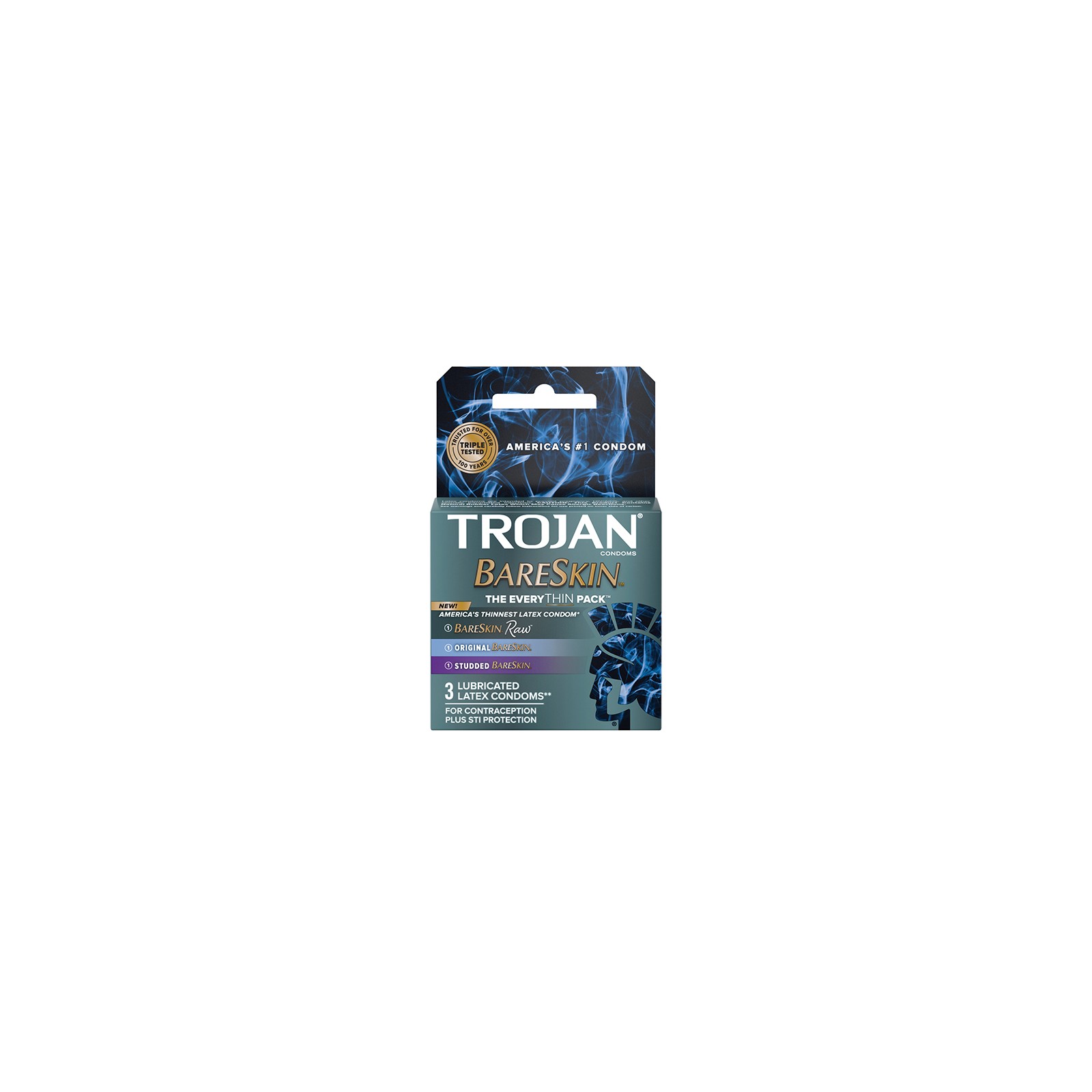 Condones Trojan BareSkin EveryTHIN - La Variedad Definitiva