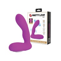 Vibrador de Pulsación Doble Pretty Love Piper para Placer Prostático