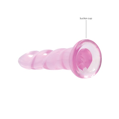 Shots RealRock Crystal Clear Dildo - Pink Sensation