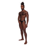 Jock Strap Sin Bolsa Cyclops Nylon Spandex Negro S/M