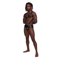 Fetish Uranus Harness Brief Black L/XL