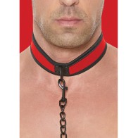 Ouch Puppy Play Collar and Leash Red