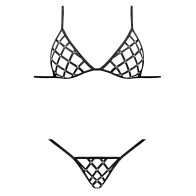 Lust Orthia Criss Cross Bra & G-String Set