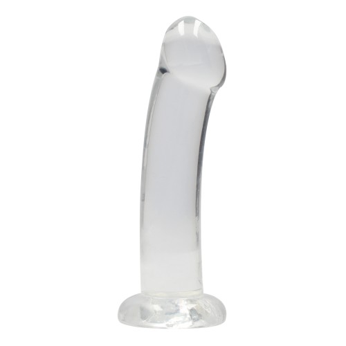 Dildo Transparente RealRock Crystal Clear de 7" para Placer Exquisito