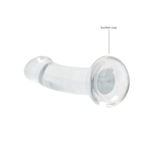 Dildo Transparente RealRock Crystal Clear de 7" para Placer Exquisito