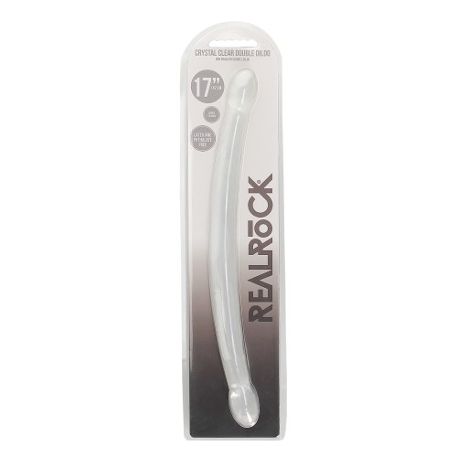 Shots RealRock Transparent Double Dildo 17 Inches