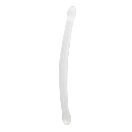 Dildo Doble Transparente 17 Pulgadas - RealRock