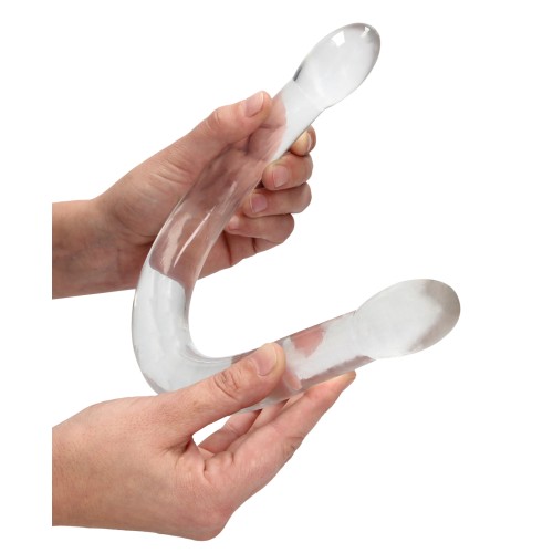 Dildo Doble Transparente 17 Pulgadas - RealRock