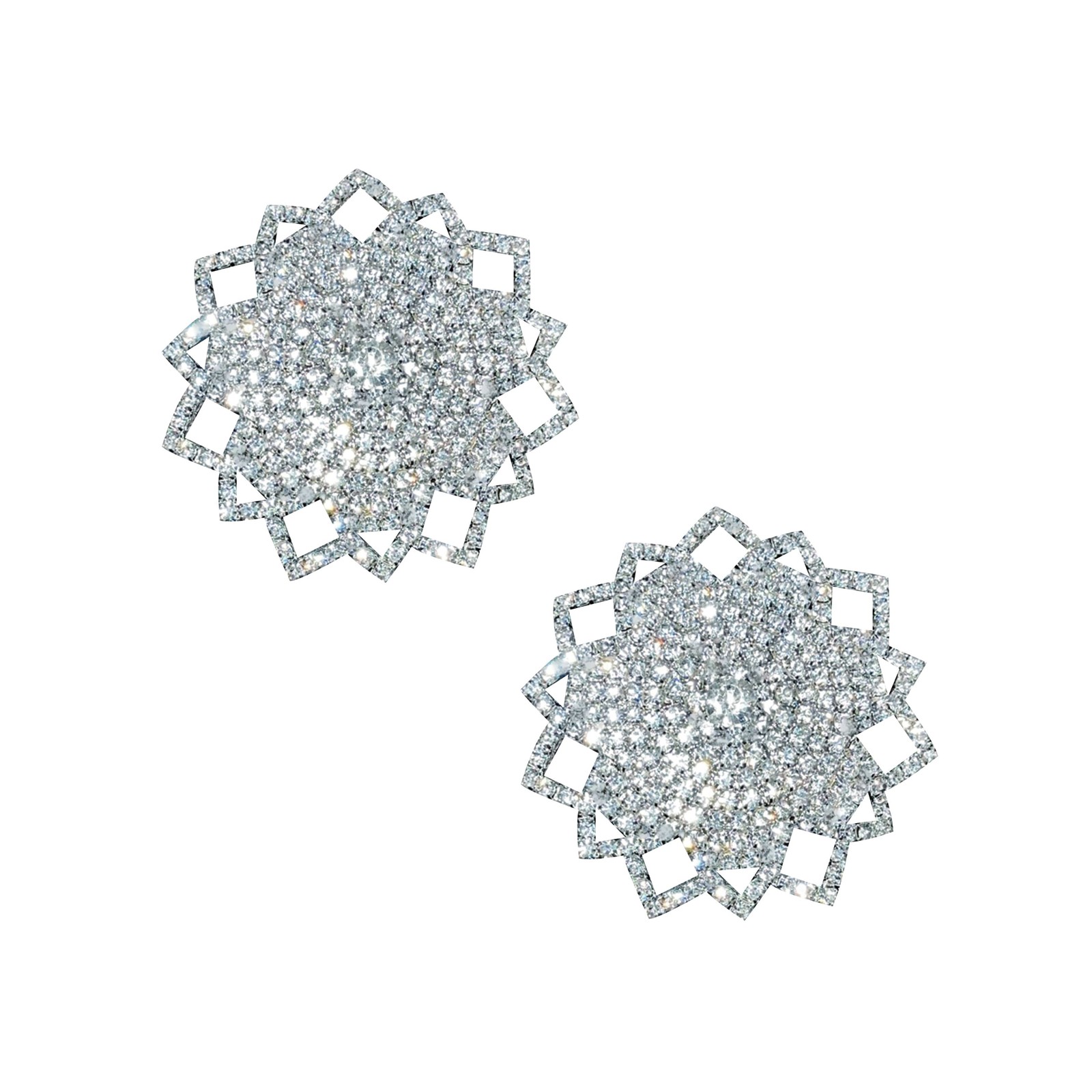 Neva Nude Ice Crystal Jewel Pasties | Reusable Nipple Covers