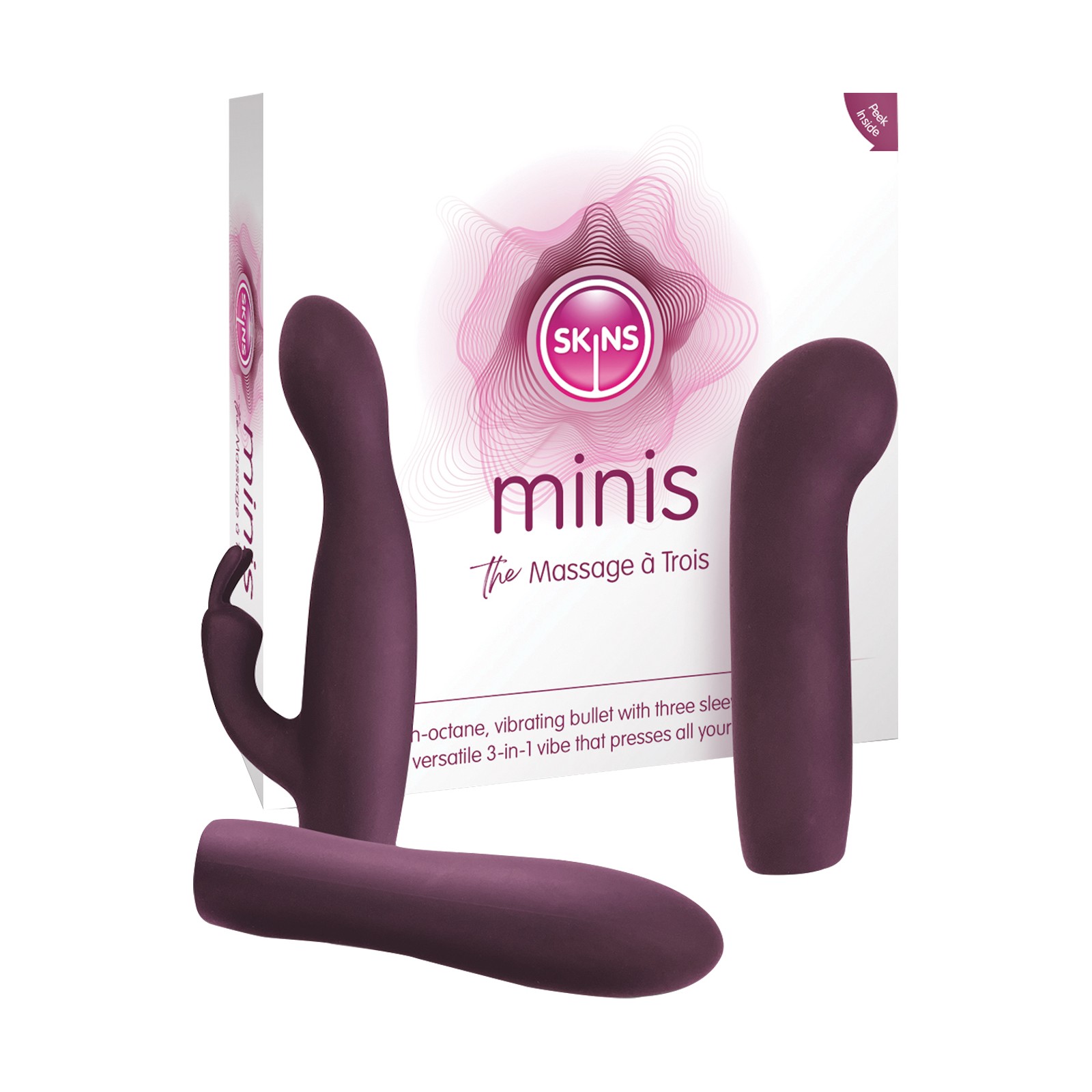 Skins Minis Massage A Trois - Versatile Stimulation