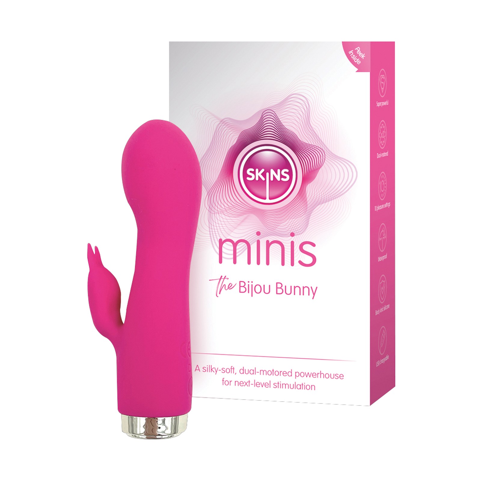 Vibrador Conejito Bijou de Skins Minis para Placer Máximo