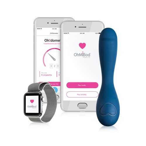 OhMiBod Blue Motion NEX|2 - Navy Bluetooth G-spot Vibrator