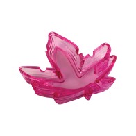 Pink Potleaf Shaped Ashtray