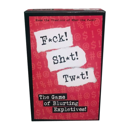 Juego de Cartas F*ck! Sh*t! Tw*t!