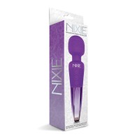 Nixie Rechargeable Wand Massager - Purple Ombre Metallic