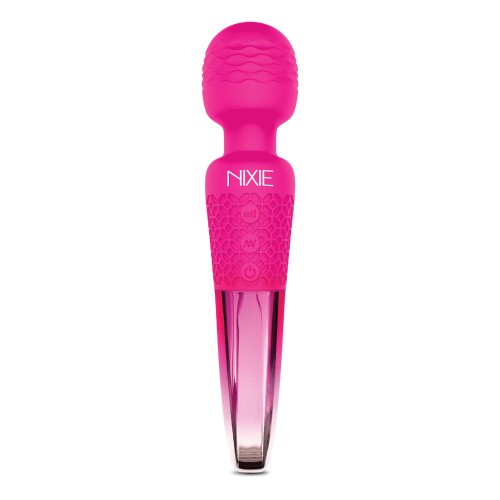 Masajeador de Varita Recargable Nixie Ombre Metálico Rosa