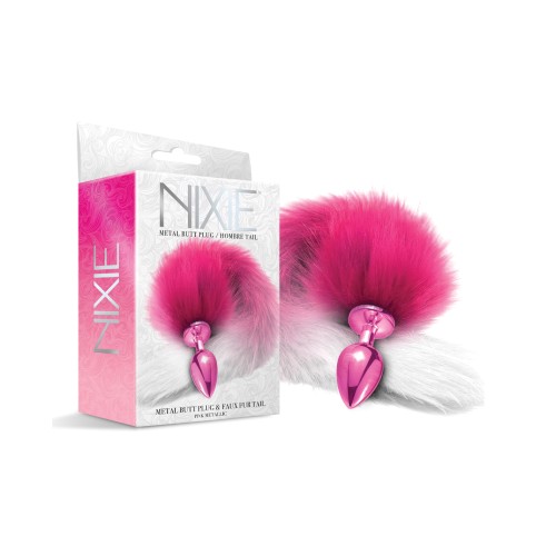 Nixie Butt Plug with Faux Fur Tail