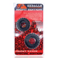 Oxballs TruckT Cock & Ball Ring Special Edition - Night Pack of 2