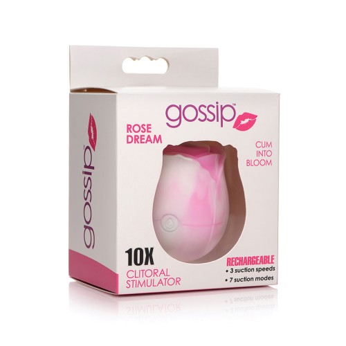 Gossip Cum Into Bloom Clitoral Vibrator - Rose Swirl