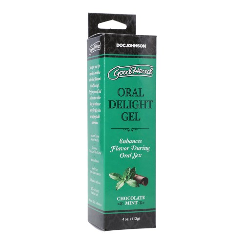 GoodHead Oral Delight Gel - 4 oz Chocolate Mint