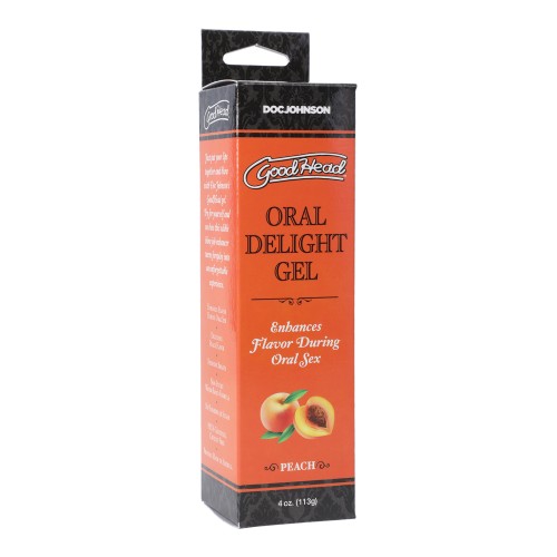 Gel GoodHead para Placer Oral Sabor Durazno