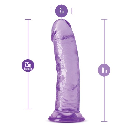 B Yours Plus 8" Roar n Ride Dildo Purple