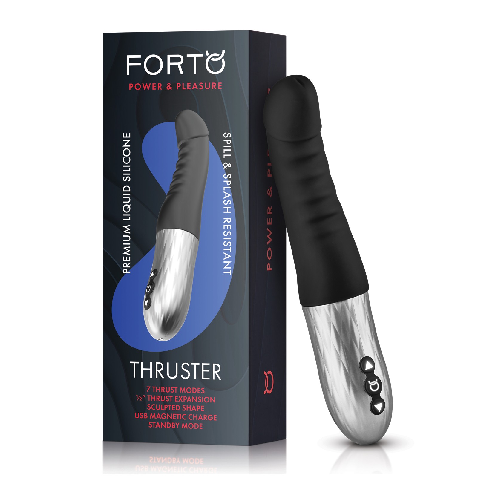 Forto Thruster Black - Ultimate Thrusting Pleasure