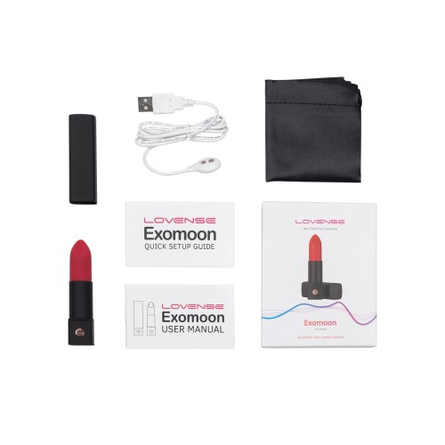 Lovense Exomoon Lipstick Vibrator for Discreet Pleasure