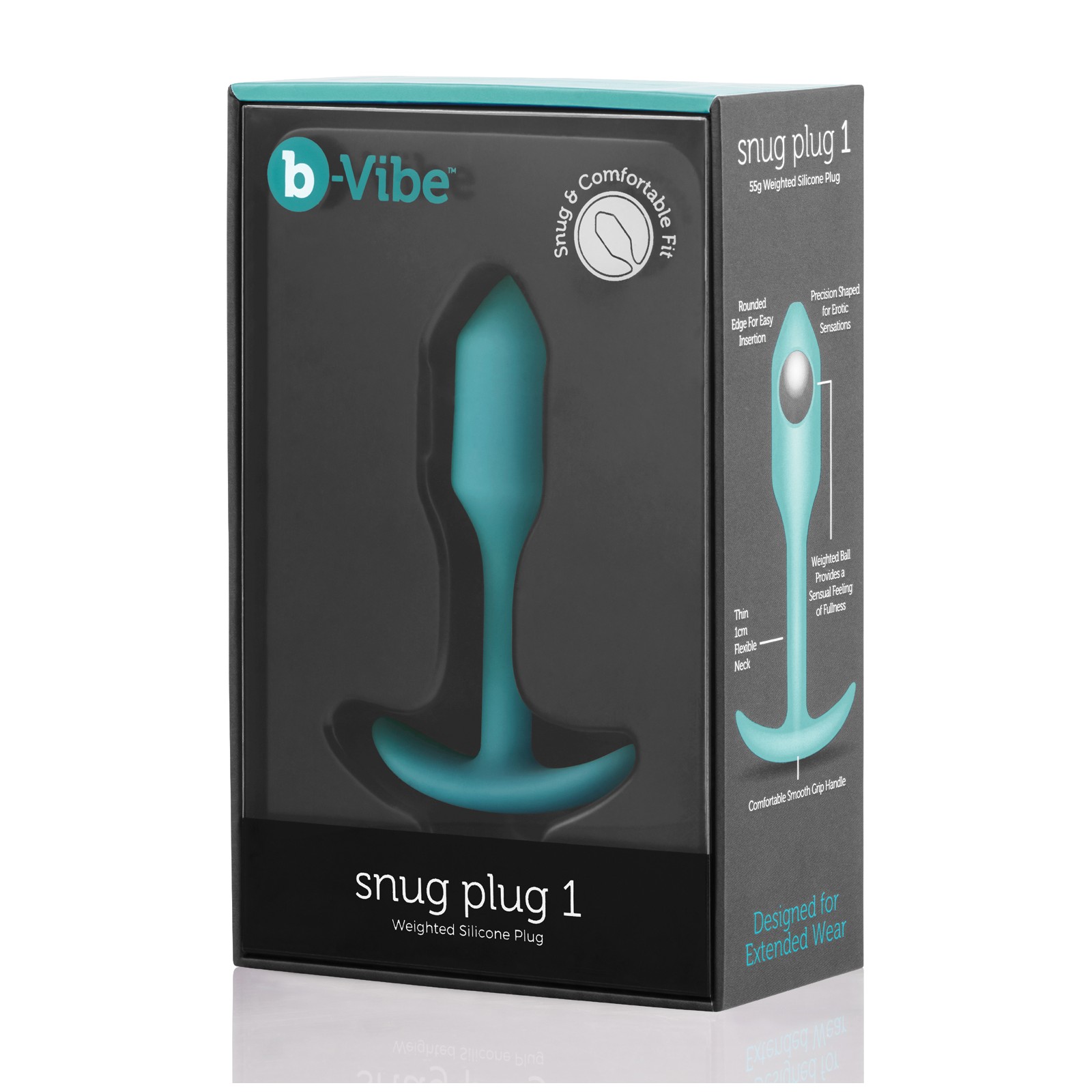 b-Vibe Plug Snug con Peso 1 Menta