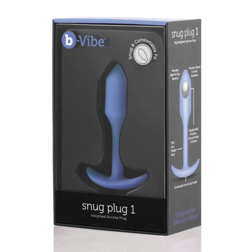 b-Vibe Weighted Snug Plug 1 - 55 g Violeta