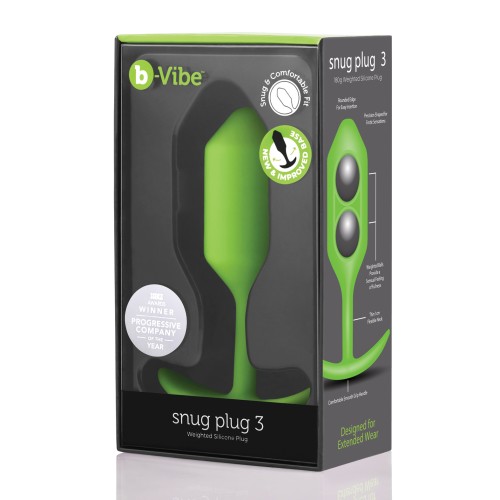 b-Vibe Snug Plug 3 con Peso - 180 g Lima