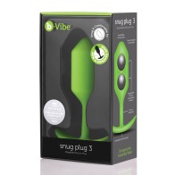 b-Vibe Weighted Snug Plug 3 - 180 g Lime