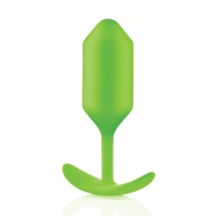 b-Vibe Weighted Snug Plug 3 - 180 g Lime