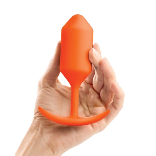 b-Vibe Weighted Snug Plug 3 - 180g Orange