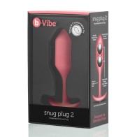 b-Vibe Snug Plug 2 Ponderado - 114 g Coral