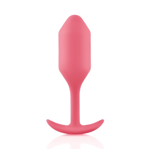 b-Vibe Snug Plug 2 Ponderado - 114 g Coral