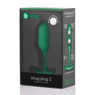 b-Vibe Plug Pesado Snug 2 para Placer