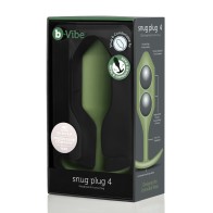 b-Vibe Weighted Snug Plug 4 for Enhanced Pleasure